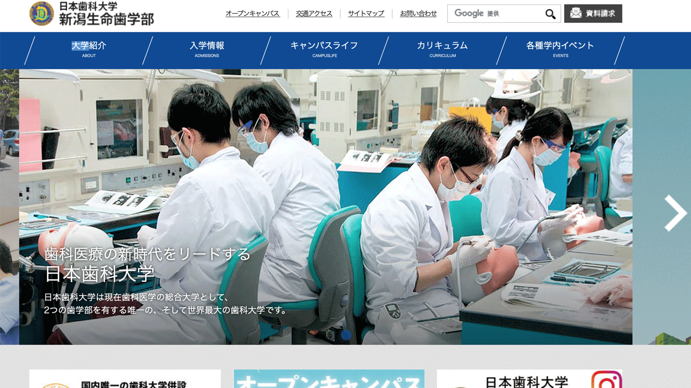 日本歯科大学（新潟生命歯学部）